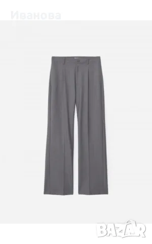 Широк стилен панталон модел wide led, снимка 3 - Панталони - 50435634