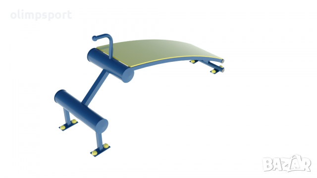 Лежанка извита за коремни преси OF33 , снимка 1 - Фитнес уреди - 36214700