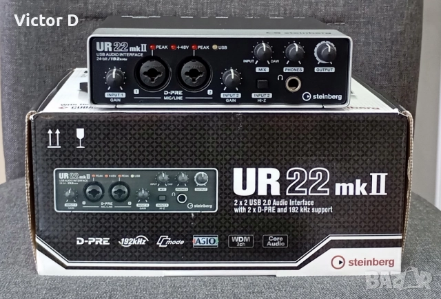 Steinberg UR22 MKII-Звукова карта 