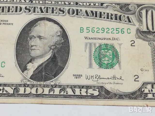 10 долара от 1977 г., снимка 4 - Нумизматика и бонистика - 50435709
