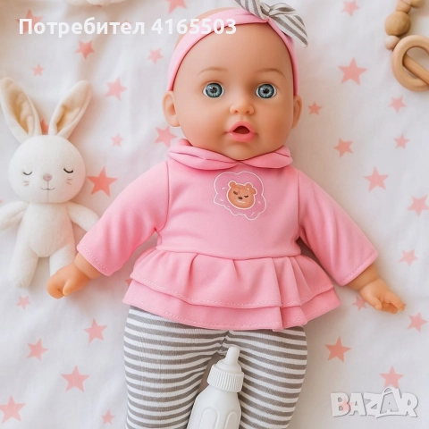 Очарователна кукла бебе - перфектният подарък за малките дами, снимка 2 - Кукли - 52676144