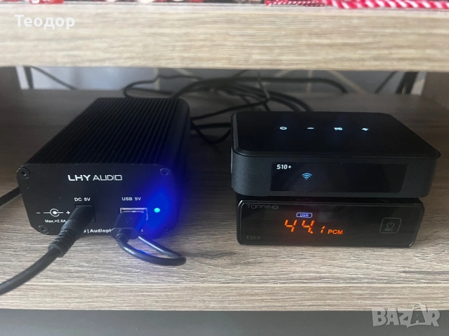 Стриймър Arylic s10+DAC TOPPING E30 II + Линейно захранване