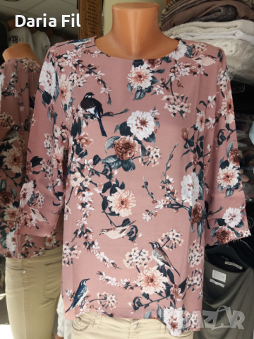 -30% СТРАХОТНА риза/блуза с цип на гърба - 2ХЛ размер , снимка 1