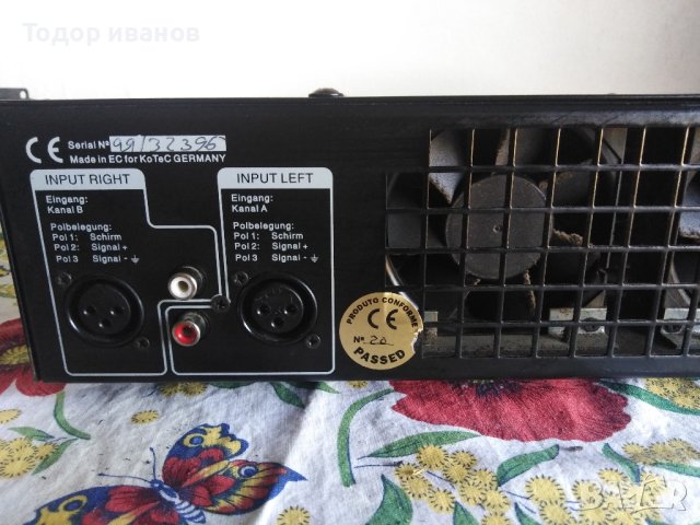 kotec-ka 800-profi amp, снимка 6 - Ресийвъри, усилватели, смесителни пултове - 41689080
