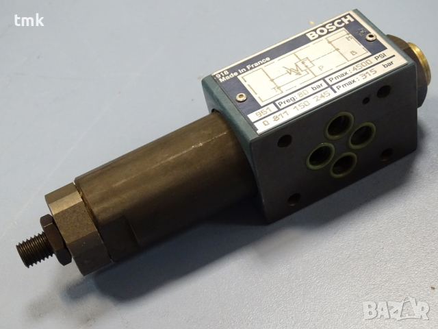 хидравличен клапан Bosch 0 811 150 pressure reliel valve 210 bar, снимка 7 - Резервни части за машини - 36376487