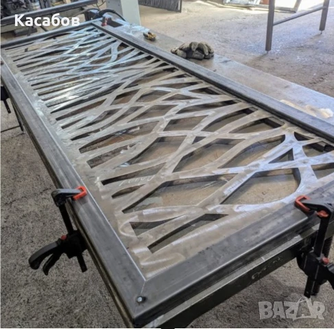 Изработка на оградни пана,врати,маси,навеси,пасарелки и метални тавани легла, снимка 10 - Железария - 51046778