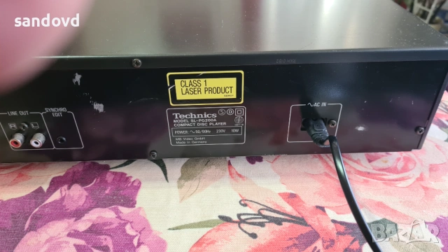 Цд.плеер TECHNICS-SL-PG200A цена 45евро., снимка 8 - Аудиосистеми - 53768525