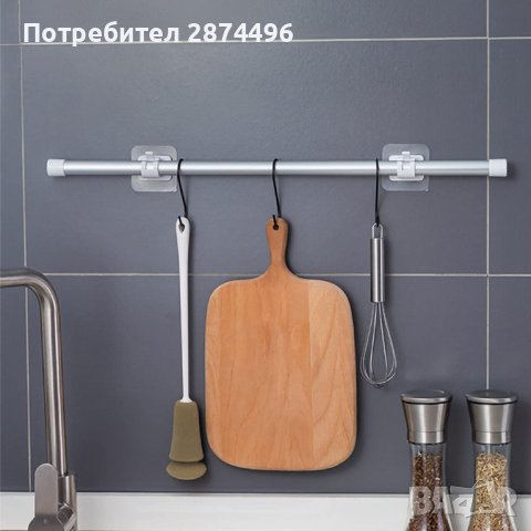 3897 2бр самозалепващи закачалки за баня, снимка 8 - Други стоки за дома - 41642115