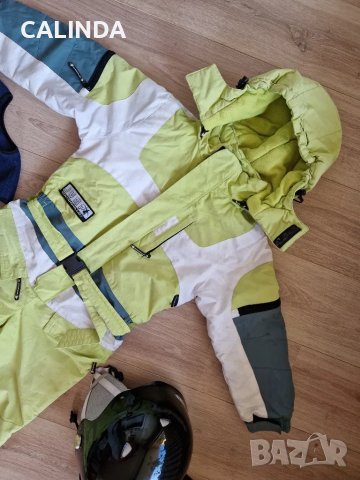 Детски ски гащеризон, каска за ски, ръкавици и ски маска/очила/, снимка 2 - Зимни спортове - 48079115