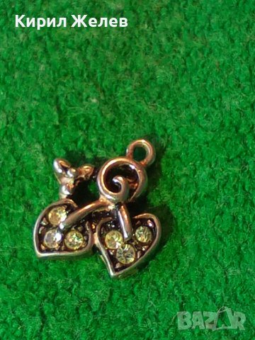 НЕЖНО ФЛОРАЛНО СРЕБЪРНО МЕДАЛЬОНЧЕ СРЕБРО 925 с МИНИАТЮРНИ ФАСЕТИРАНИ ЦИРКОНИ 35450, снимка 2 - Колиета, медальони, синджири - 39367848