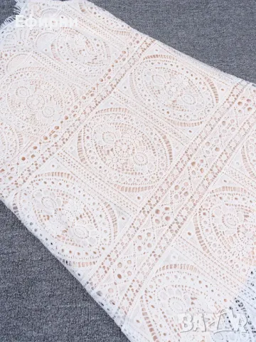 Рокля дантела,Дантелена рокля голям размер, Елегантна рокля, Официална рокля, Миди рокля, снимка 3 - Рокли - 49077680