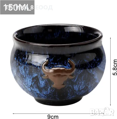 Керамична чаша за кафе, чай, капучино, 150 мл, снимка 2 - Чаши - 49763888