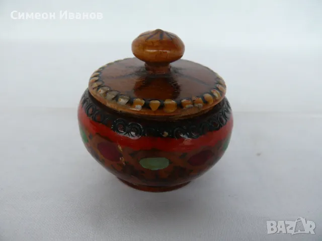 Интересна миниатюрна дървена кутия #2159, снимка 1