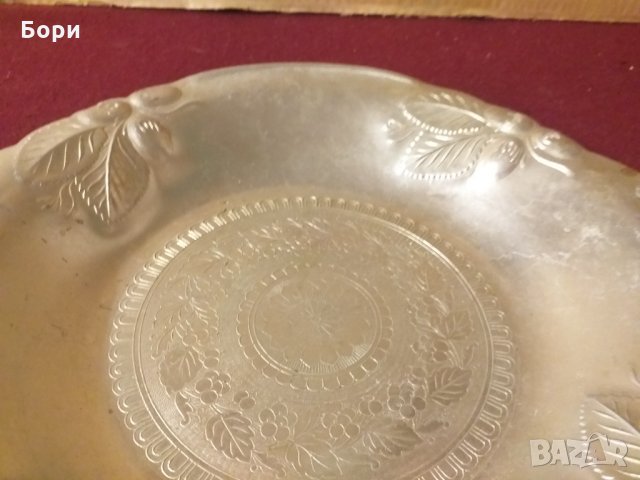 Стара руска алуминиева чиния, снимка 3 - Чинии - 34511424