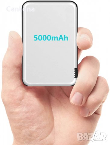 Power Bank 5000mAh делукс алуминиева обвивка, ултра тънък дизайн