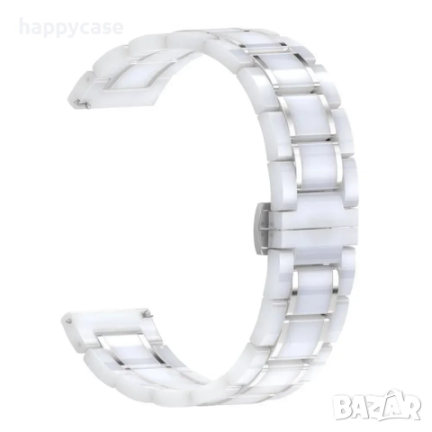 CERAMIC Керамична каишка верижка за Huawei Watch/Samsung/Garmin/Xiaomi/Apple/Amazfit, снимка 9 - Каишки за часовници - 51029771