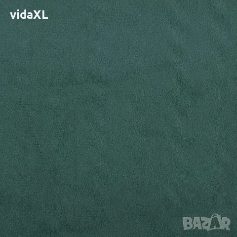 vidaXL Въртящи се трапезни столове, 2 бр, тъмнозелени, кадифе, снимка 8 - Столове - 56147124