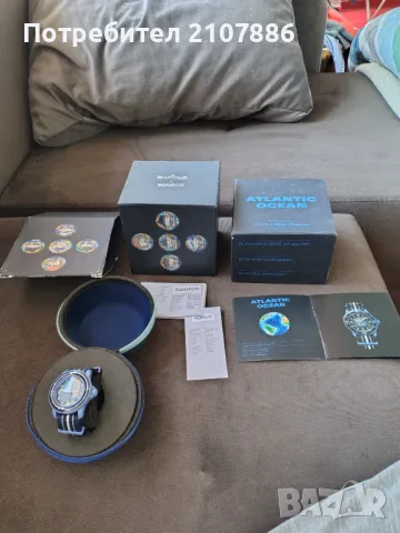 Часовник Swatch & Blancpain, снимка 3 - Луксозни - 50143580