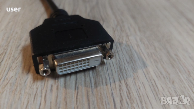 Преходник адаптер HDMI към DVI, снимка 3 - Кабели и адаптери - 53639703