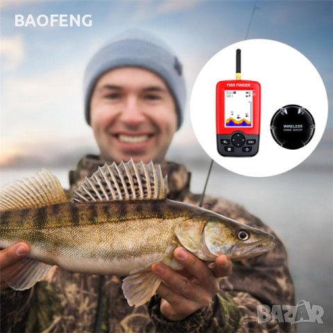 Нови промо Fish Finder XJ-01 Ultra безжичен ехолог Сонар за откриване на рибни пасажи 12 месеца гара, снимка 3 - Друга електроника - 41666054