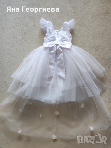 Детска официална рокля размер 128, снимка 4 - Детски рокли и поли - 40877037