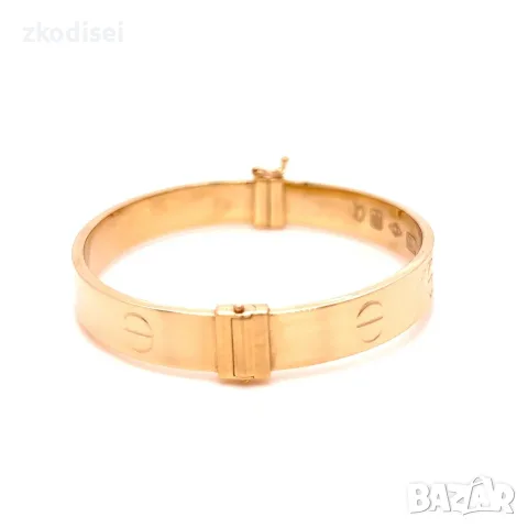 Златна дамска гривна Cartier 9,31гр. 14кр. проба:585 модел:42530-3, снимка 4 - Гривни - 55751700