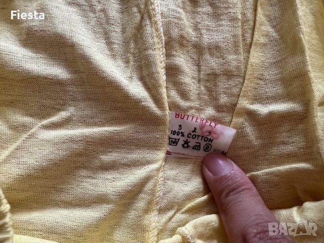 Нови килоти жълти 100% памук, долни гащи, клин, снимка 4 - Бельо - 38614948