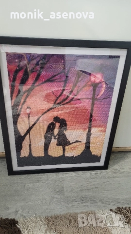 Диамантен гоблен "Влюбени" , снимка 2 - Гоблени - 52026718