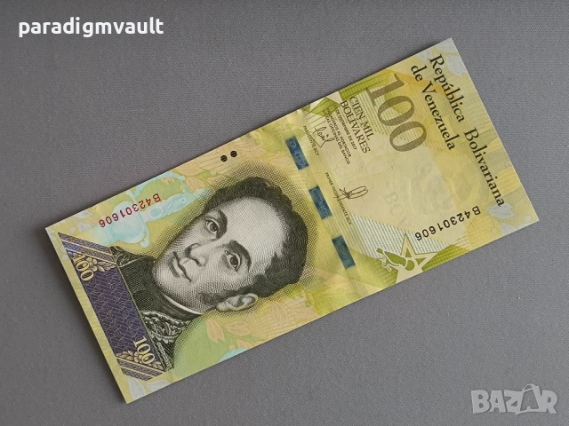 Банкнота - Венецуела - 100 боливара UNC | 2017г.
