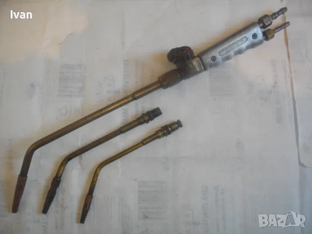 ОКСИЖЕННА ГАЗО-АЦЕТИЛЕНОВА ГОРЕЛКА КРАКРА ПЕРНИК БЪЛГАРСКА ПОЧТИ НОВА С 3 РАМЕНА И ДЮЗИ ОТЛИЧНА