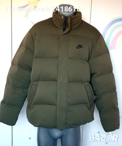 Nike Tech Down Mens Jacket Therma Fit OVERSIZE Size L / XL ОРИГИНАЛ! Зимно пухено Яке!, снимка 10 - Якета - 52152055