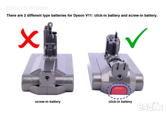 Резервна батерия за прахосмукачка Dyson V11, снимка 2 - Прахосмукачки - 55843353
