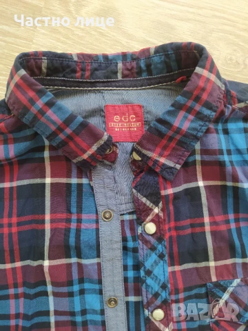 Мъжка риза с дълъг ръкав , снимка 2 - Ризи - 51157903