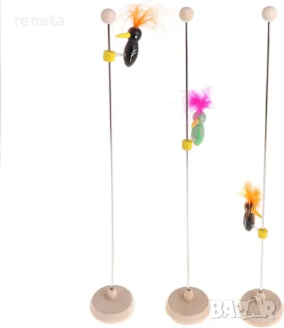 Играчка Кълвач, Антистрес, Забавна,Дървена, 40 см, снимка 4 - Игри и пъзели - 48766448