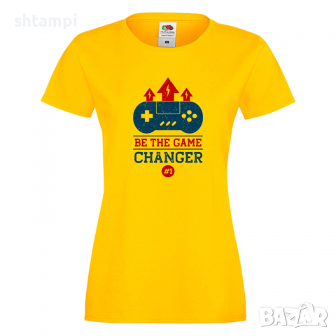Дамска тениска Be The Game Changer, Геймс,Игри,Тениски с Игри, снимка 8 - Тениски - 36190637