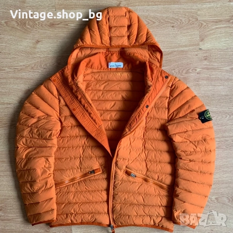 Мъжко оригинално яке Stone Island Loom Woven Down , снимка 3 - Якета - 52553268
