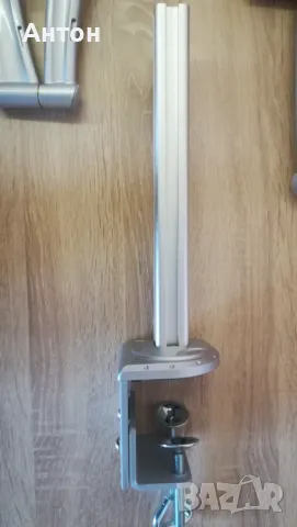 Масивна стойка за два монитора, снимка 7 - Монитори - 48891565