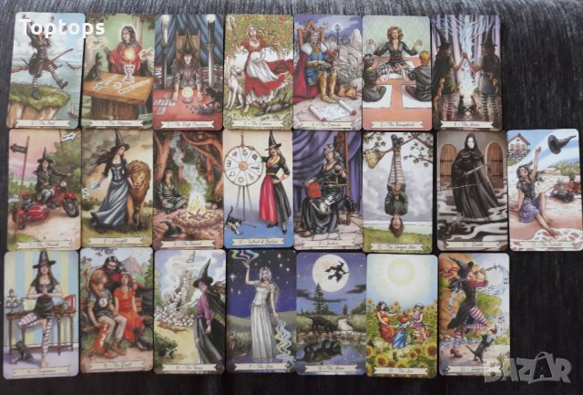 Очарователни таро и оракул карти: Everyday Witch Tarot & Oracle & Angels and Ancestors Oracle, снимка 3 - Карти за игра - 34296920