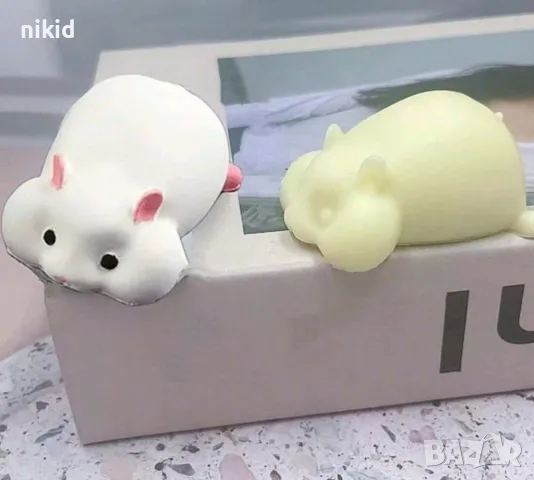 3d пълзящ хамстер мишка мишле силиконов молд форма фондан шоколад гипс смола свещ сапун, снимка 2 - Форми - 48684915