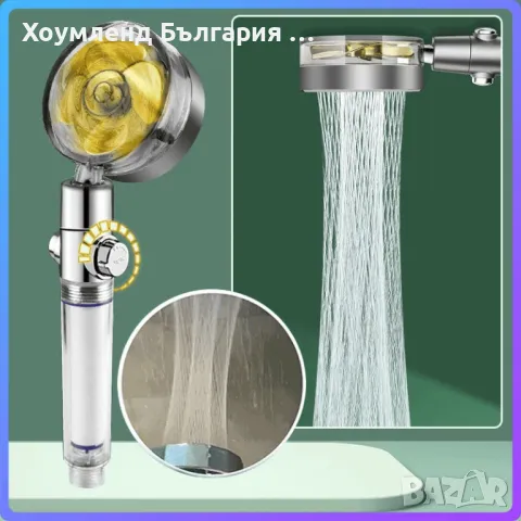 Спестяваща вода душ слушалка с ротация и фълтър, снимка 2 - Други стоки за дома - 50272390
