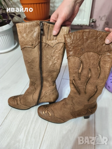Дамски боти тип каубойски, снимка 5 - Дамски боти - 52505316