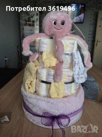 Торта от памперси 