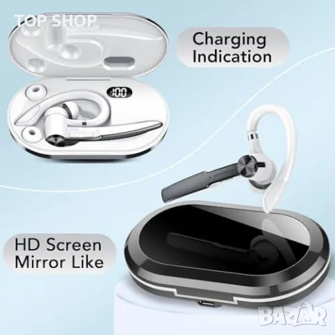 Нова Bluetooth V5.3 слушалка за шофиране, 110 часа, двойна връзка, водоустойчива, снимка 8 - Bluetooth слушалки - 49970906