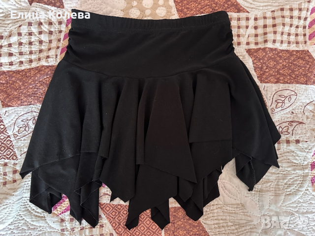 Черна официална пола за момиче 8-10 г, снимка 2 - Детски рокли и поли - 44791624