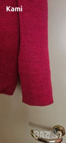 Цикламен, топъл пуловер, М размер , снимка 4 - Блузи с дълъг ръкав и пуловери - 52678435