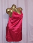 S Червена сатенена нощница , снимка 4