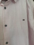 Чисто нова мъжка риза Tommy Hilfiger Classic Fit с дълъг ръкав, дизайн розово  бяло райе, размер XXL, снимка 4