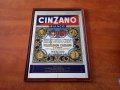 ПРОМО ЦЕНА Огледална Ретро Реклама на CINZANO Размери 30/40 см. Внос от Германия, снимка 1