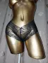 L/XL Черна дантелена боксерка, снимка 3