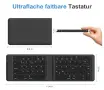 Сгъваема клавиатура OMOTON KB567, акумулаторна безжична Bluetooth клавиатура, със стойка за смартфон, снимка 5